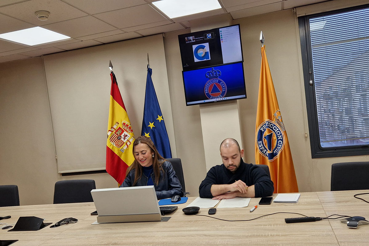 Momento de la inauguración